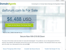 Tablet Screenshot of daiforum.com